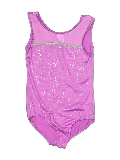 Pre-owned Cat & Jack Kids' Leotard In Purple