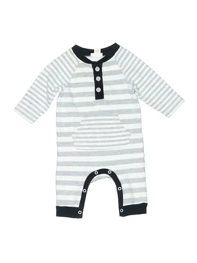 Pre-owned Cat & Jack Babies' Long Sleeve Onesie In Gray