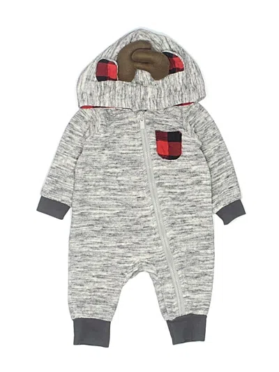Pre-owned Cat & Jack Babies' Long Sleeve Outfit In Gray