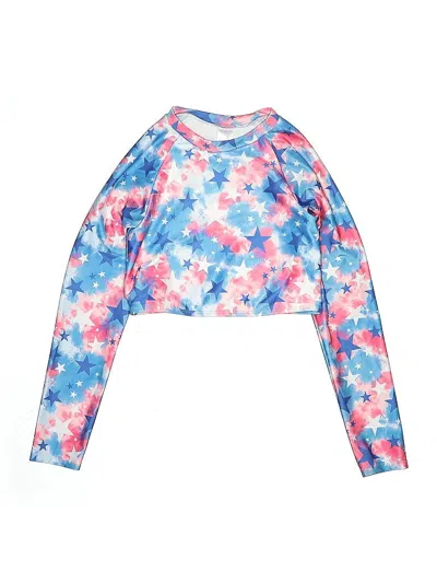 Pre-owned Cat & Jack Kids' Long Sleeve T-shirt In Blue