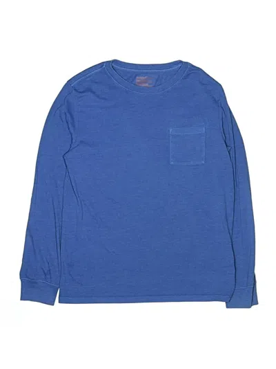 Pre-owned Cat & Jack Kids' Long Sleeve T-shirt In Blue