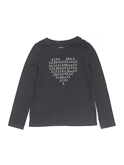 Pre-owned Cat & Jack Kids' Long Sleeve T-shirt In Gray