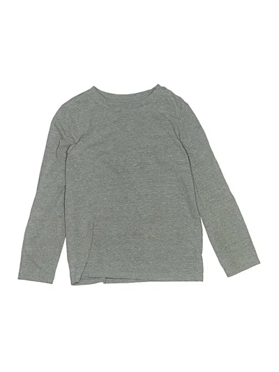 Pre-owned Cat & Jack Kids' Long Sleeve T-shirt In Gray