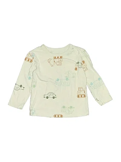 Pre-owned Cat & Jack Kids' Long Sleeve T-shirt In Green