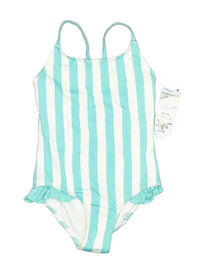 Pre-owned Cat & Jack Kids' One Piece Swimsuit In Blue