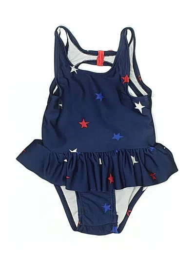 Pre-owned Cat & Jack Babies' One Piece Swimsuit In Blue