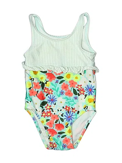 Pre-owned Cat & Jack Babies' One Piece Swimsuit In Green