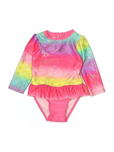 Pre-owned Cat & Jack Kids' One Piece Swimsuit In Pink