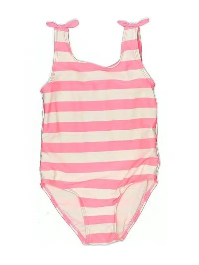 Pre-owned Cat & Jack Kids' One Piece Swimsuit In Pink