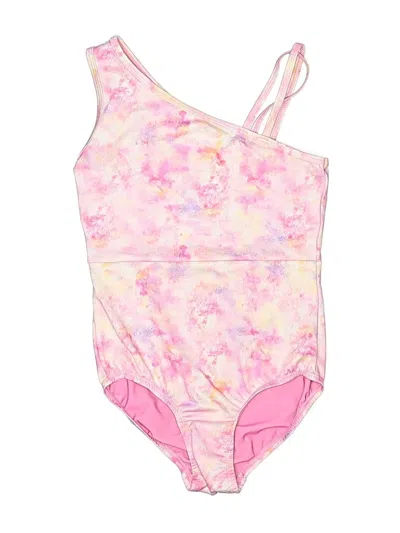 Pre-owned Cat & Jack Kids' One Piece Swimsuit In Pink