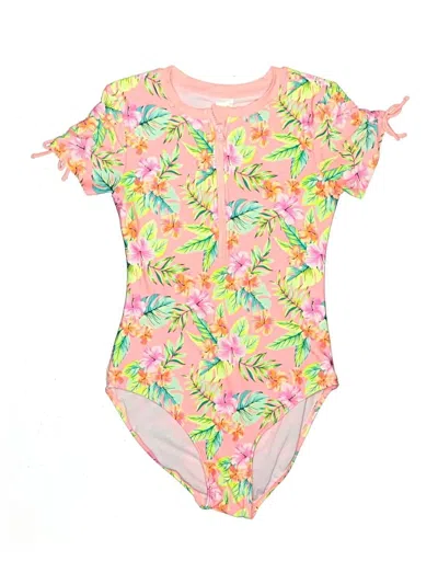 Pre-owned Cat & Jack Kids' One Piece Swimsuit In Pink