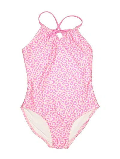 Pre-owned Cat & Jack Kids' One Piece Swimsuit In Pink