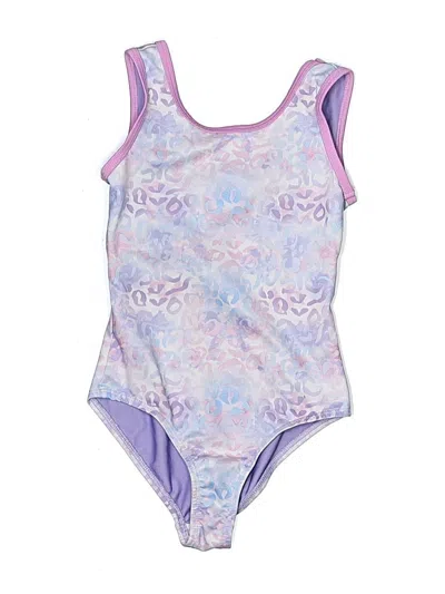 Pre-owned Cat & Jack Kids' One Piece Swimsuit In Purple