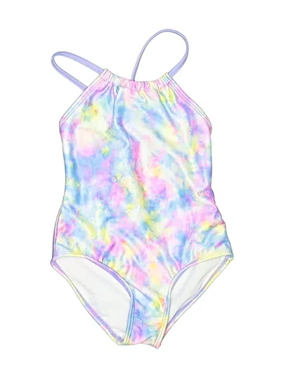 Pre-owned Cat & Jack Kids' One Piece Swimsuit In Purple