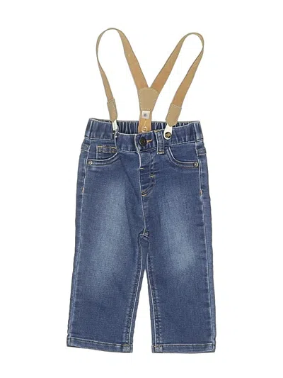 Pre-owned Cat & Jack Babies' Overalls In Blue