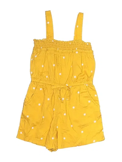 Pre-owned Cat & Jack Kids' Overalls In Yellow