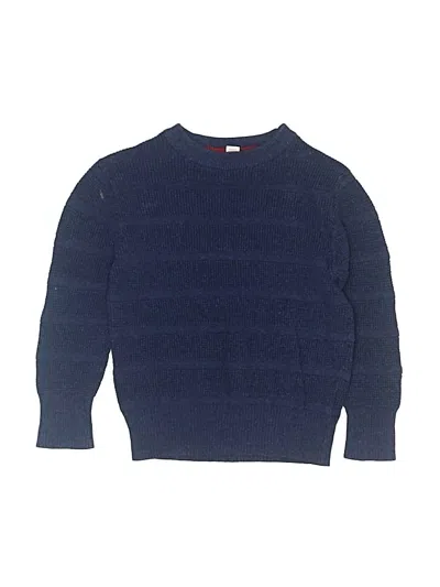 Pre-owned Cat & Jack Kids' Pullover Sweater In Blue