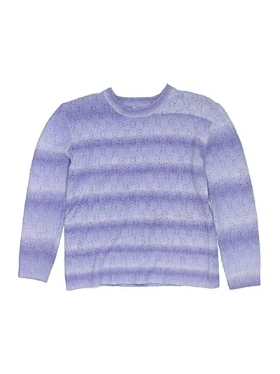 Pre-owned Cat & Jack Kids' Pullover Sweater In Blue