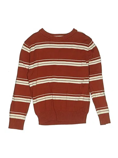 Pre-owned Cat & Jack Kids' Pullover Sweater In Brown