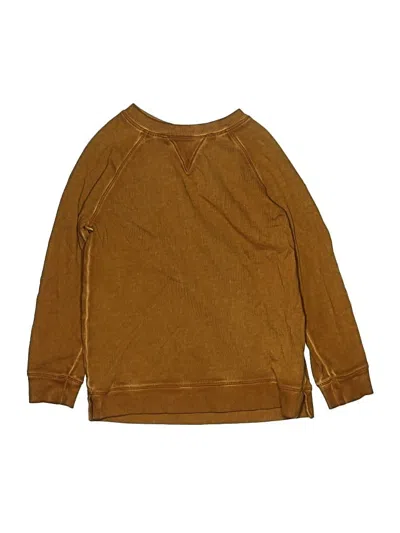 Pre-owned Cat & Jack Kids' Pullover Sweater In Brown