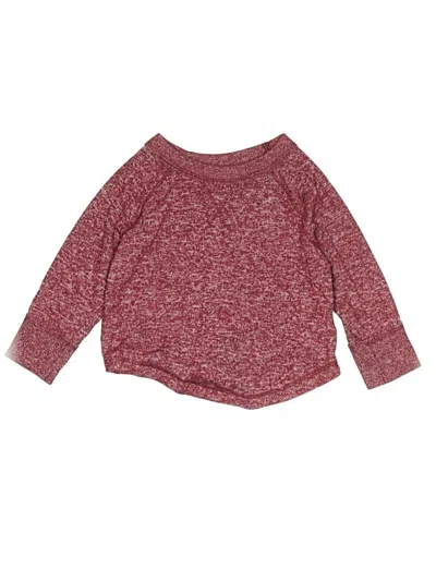 Pre-owned Cat & Jack Babies' Pullover Sweater In Burgundy