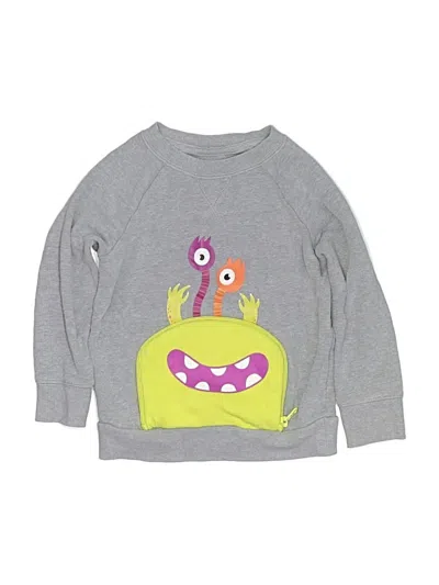 Pre-owned Cat & Jack Kids' Pullover Sweater In Gray