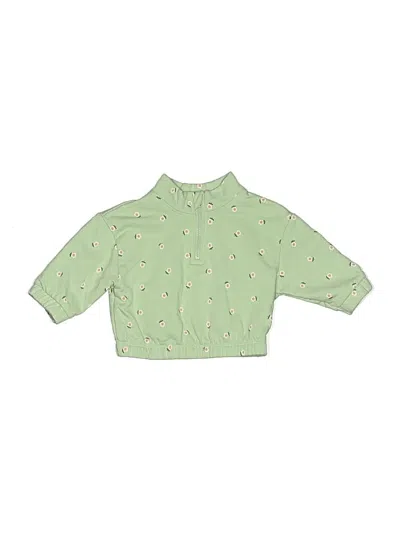 Pre-owned Cat & Jack Babies' Pullover Sweater In Green