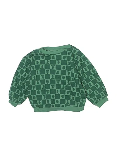 Pre-owned Cat & Jack Babies' Pullover Sweater In Green