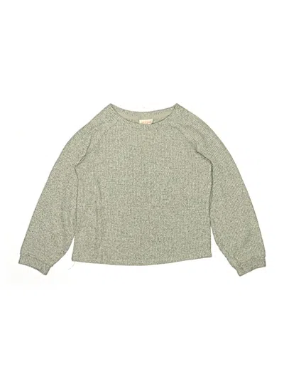 Pre-owned Cat & Jack Kids' Pullover Sweater In Green