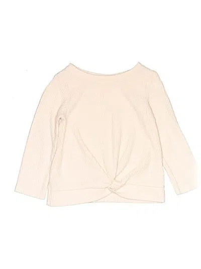 Pre-owned Cat & Jack Kids' Pullover Sweater In Ivory