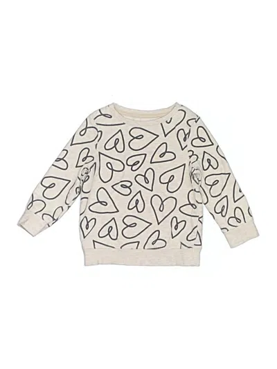 Pre-owned Cat & Jack Kids' Pullover Sweater In Ivory