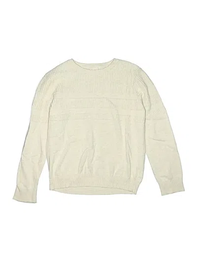 Pre-owned Cat & Jack Kids' Pullover Sweater In Ivory