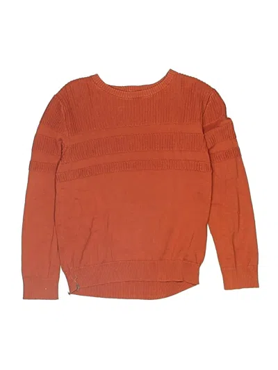 Pre-owned Cat & Jack Kids' Pullover Sweater In Orange