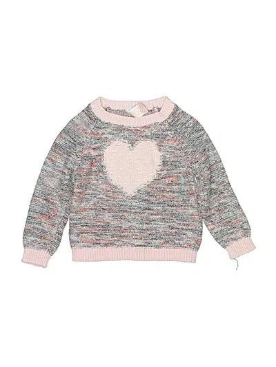 Pre-owned Cat & Jack Babies' Pullover Sweater In Pink