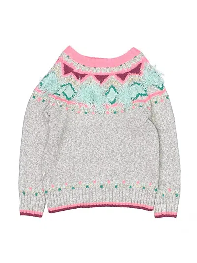 Pre-owned Cat & Jack Kids' Pullover Sweater In Pink