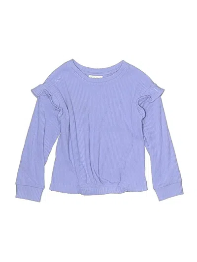 Pre-owned Cat & Jack Kids' Pullover Sweater In Purple