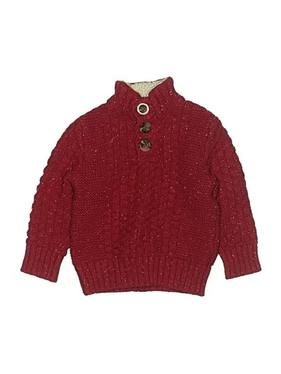 Pre-owned Cat & Jack Kids' Pullover Sweater In Red