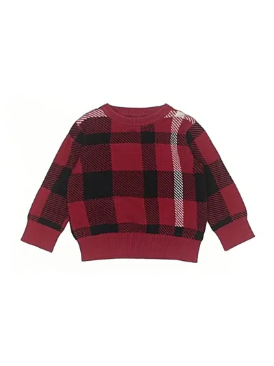 Pre-owned Cat & Jack Kids' Pullover Sweater In Red