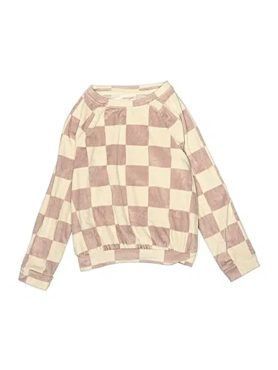 Pre-owned Cat & Jack Kids' Pullover Sweater In Tan
