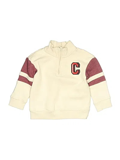Pre-owned Cat & Jack Babies' Pullover Sweater In White