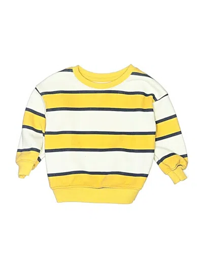 Pre-owned Cat & Jack Kids' Pullover Sweater In Yellow