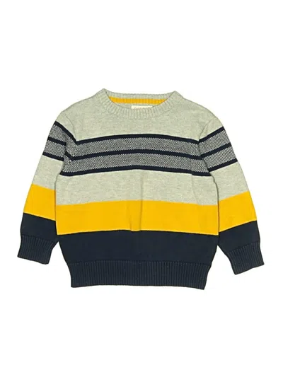 Pre-owned Cat & Jack Kids' Pullover Sweater In Yellow