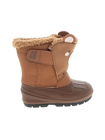 Pre-owned Cat & Jack Kids' Rain Boots In Brown