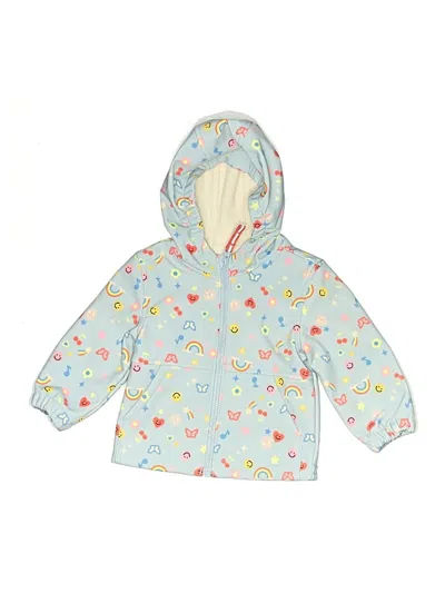 Pre-owned Cat & Jack Babies' Raincoat In Blue
