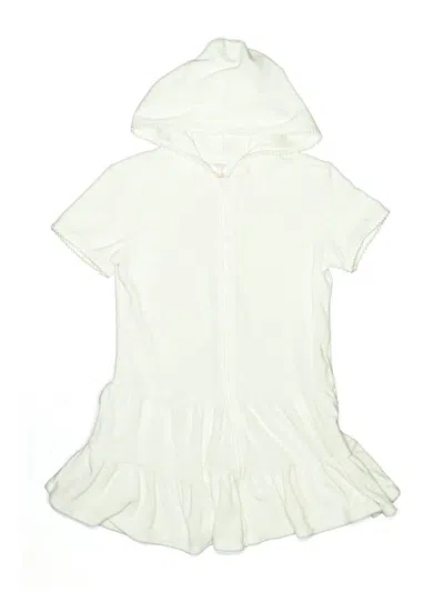 Pre-owned Cat & Jack Kids' Raincoat In Ivory