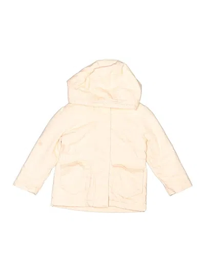Pre-owned Cat & Jack Kids' Raincoat In White