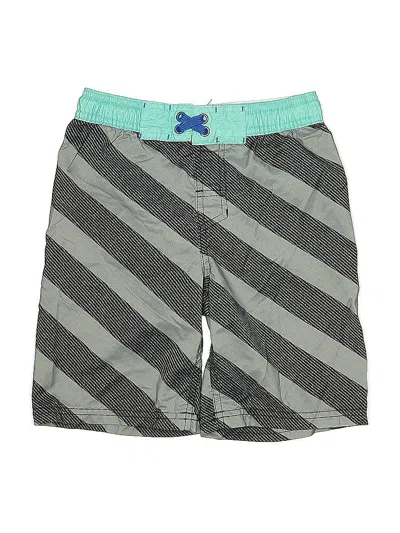 Pre-owned Cat & Jack Kids' Rash Guard In Gray