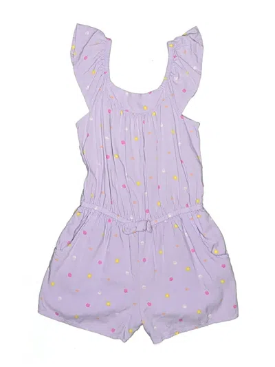 Pre-owned Cat & Jack Kids' Romper In Purple