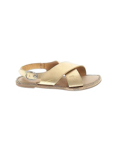 Pre-owned Cat & Jack Kids' Sandals In Gold
