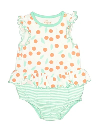 Pre-owned Cat & Jack Babies' Short Sleeve Outfit In Green